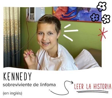 Kennedy, sobreviviente de linfoma